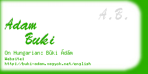 adam buki business card